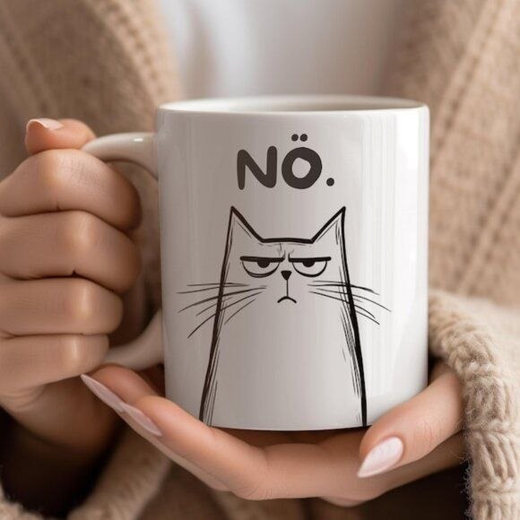 Mug chat « Nö. »